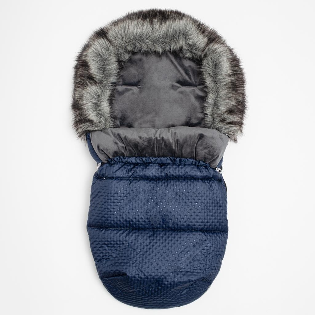 New Baby Zimný fusak New Baby Lux Fleece blue , 20C53456