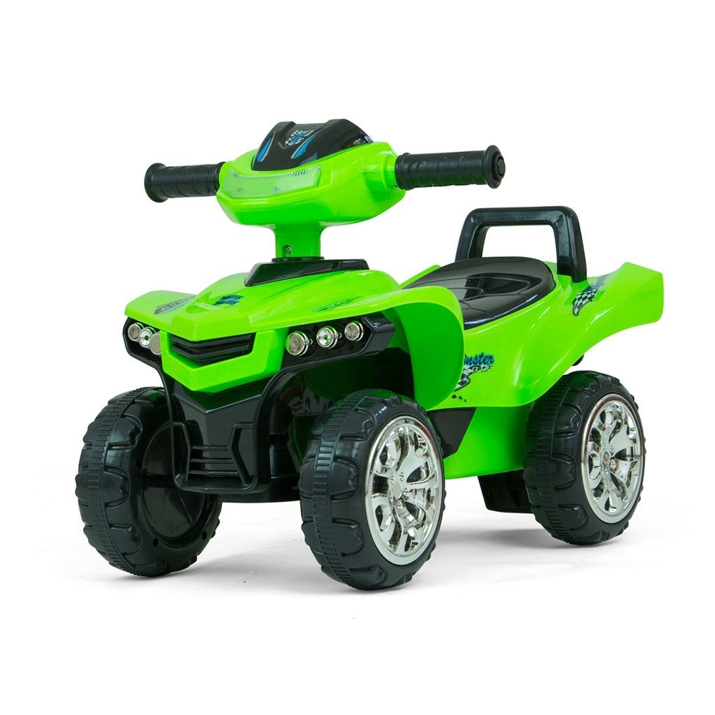 Milly Mally Detské odrážadlo so zvukom Štvorkolka Milly Mally Monster Green , 20C54752