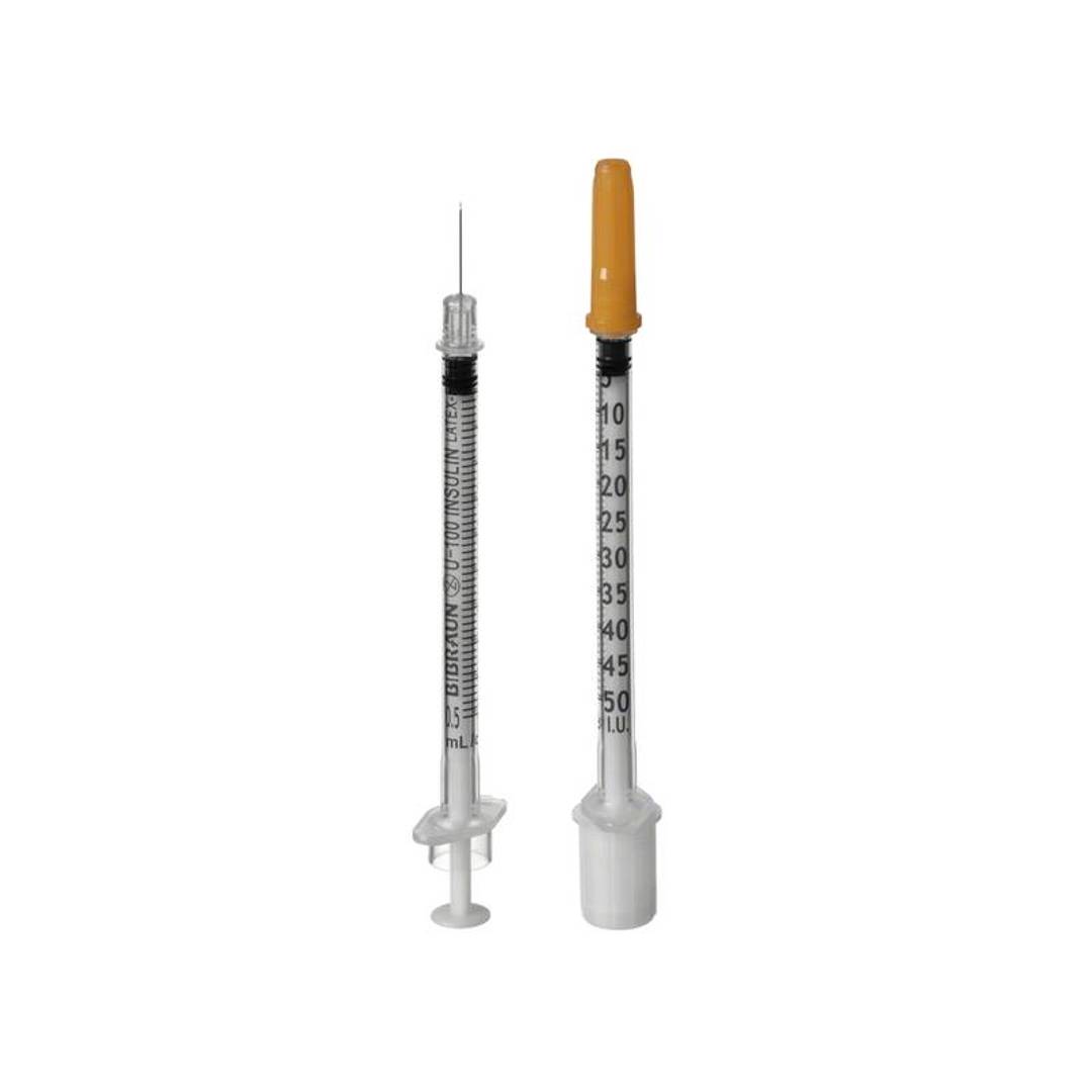 B. Braun OMNICAN 50 striekačka 0.5ml s ihlou 0.3x8mm v balení 10x10ks