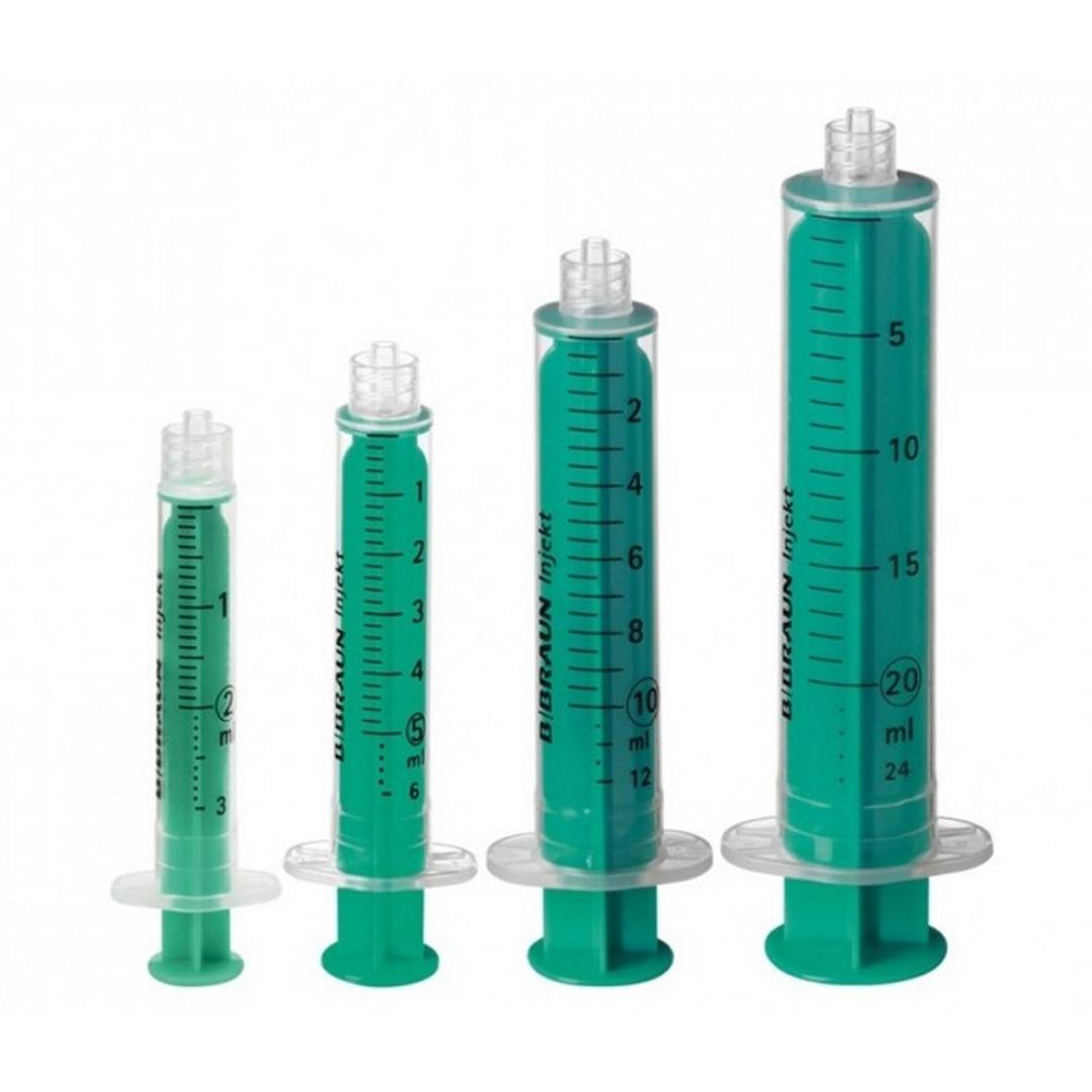B. Braun INJEKT SOLO striekačka 2ml luer lock modrá