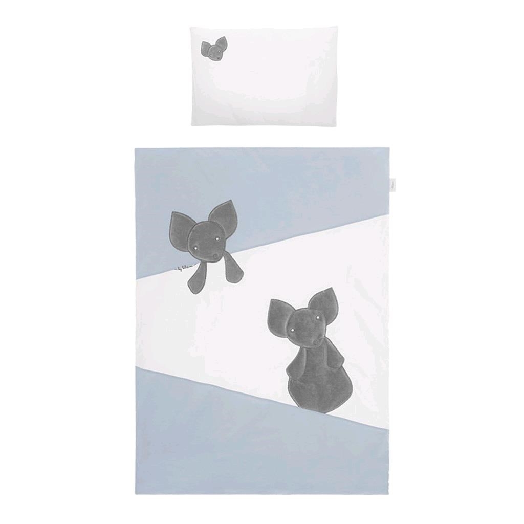Belisima 6-dielne posteľné obliečky Belisima Mouse 100/135 modré , 20C42879
