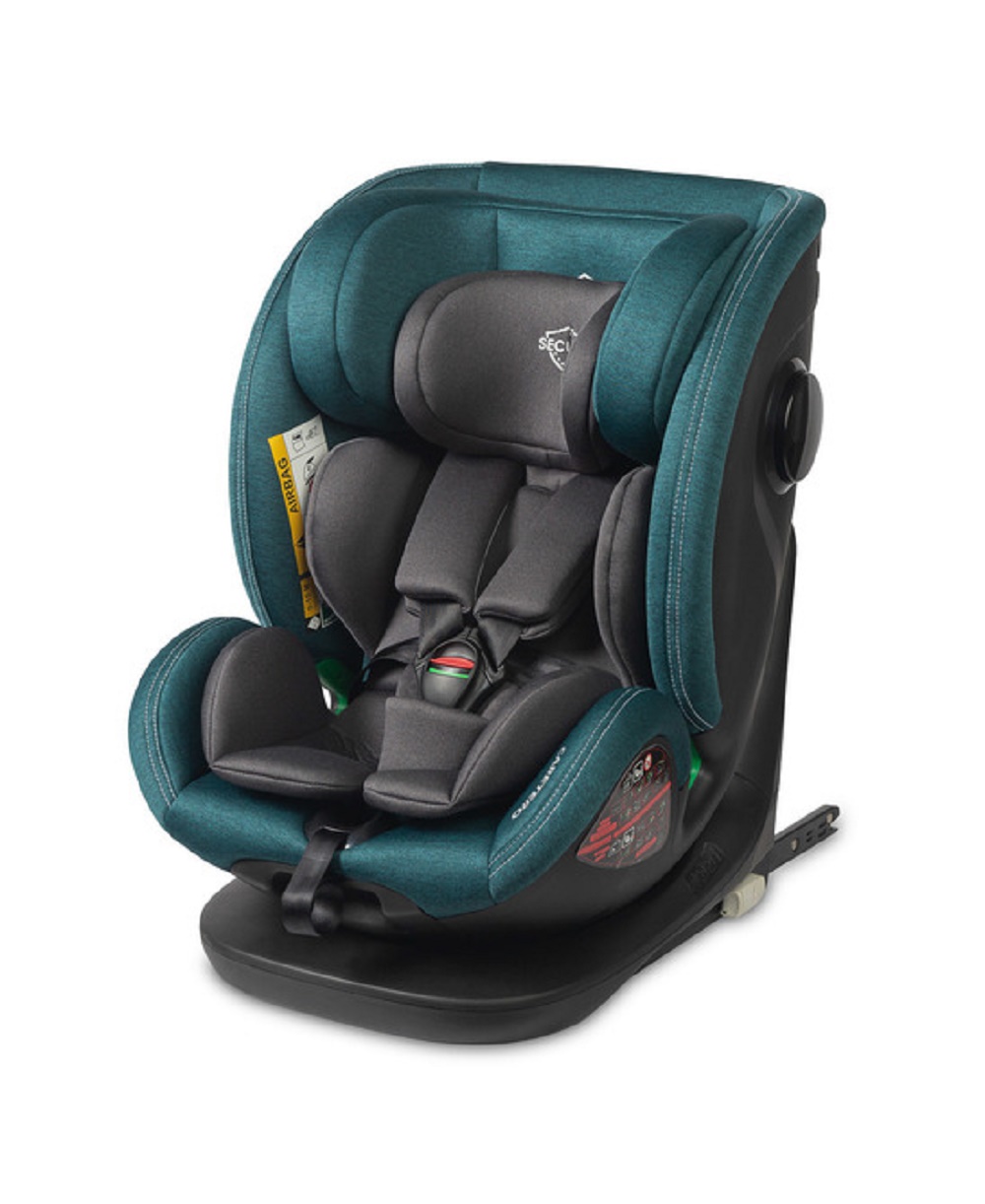 Caretero Detská autosedačka Securo 40-150 cm, otočná, ISOFIX, i-Size, 40-150, zelená