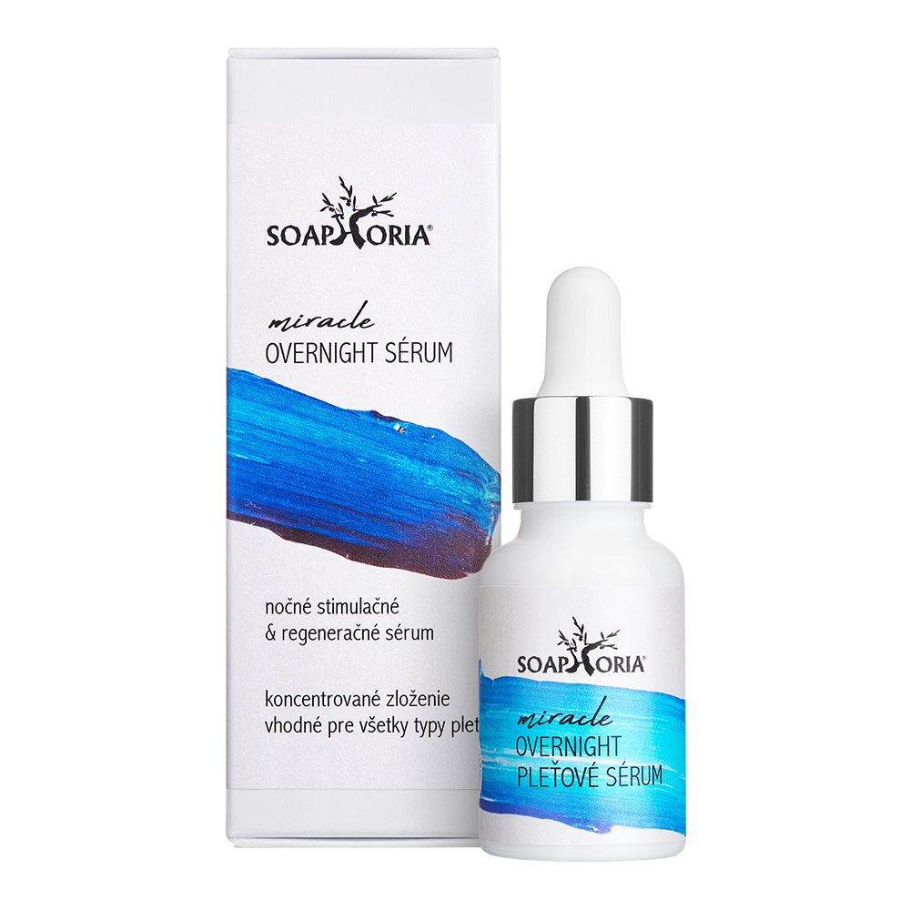 Soaphoria Soaphoria Miracle overnight nočné stimulačné & regeneračné sérum na všetky typy pleti