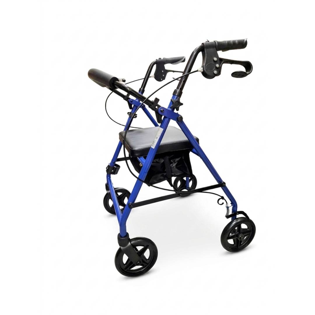 REHAFUND REHAFUND RF-610/N chodítko 4-kolesové pre seniorov modré