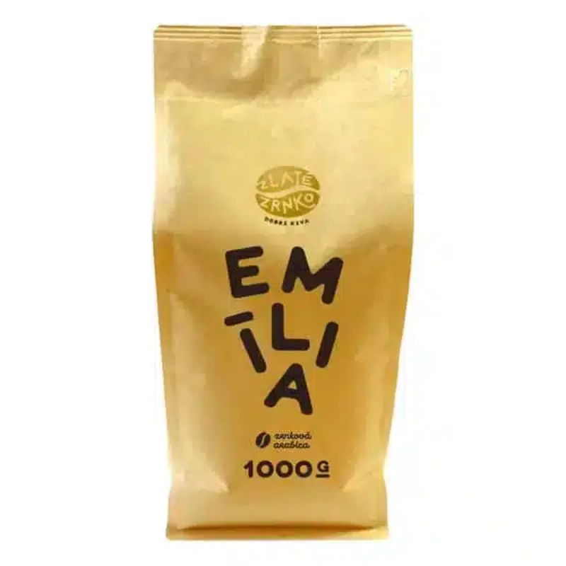 Zlaté Zrnko Káva Zlaté Zrnko – Emília 1000g zrnková