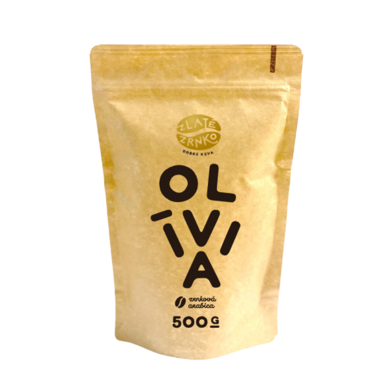Zlaté Zrnko Káva Zlaté Zrnko – Olívia 500g zrnková