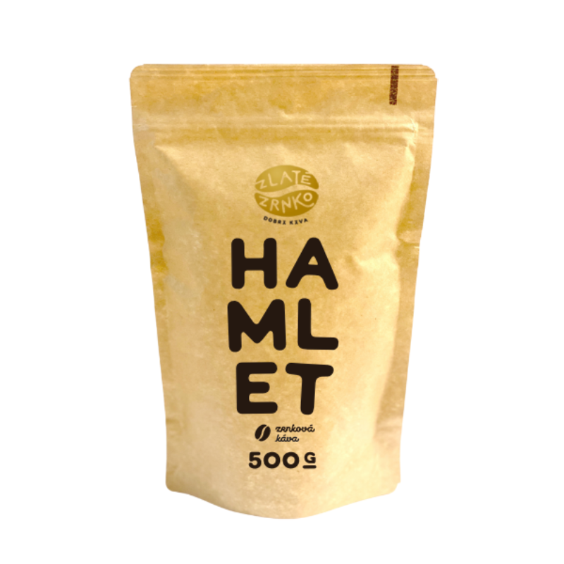 Zlaté Zrnko Káva Zlaté Zrnko – Hamlet 500g zrnková