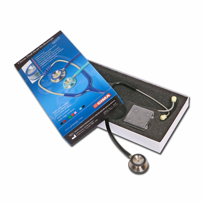GIMA GIMA CLASSIC DUAL HEAD STETHO, Stetoskop pre internú medicínu, čierny TOW005617