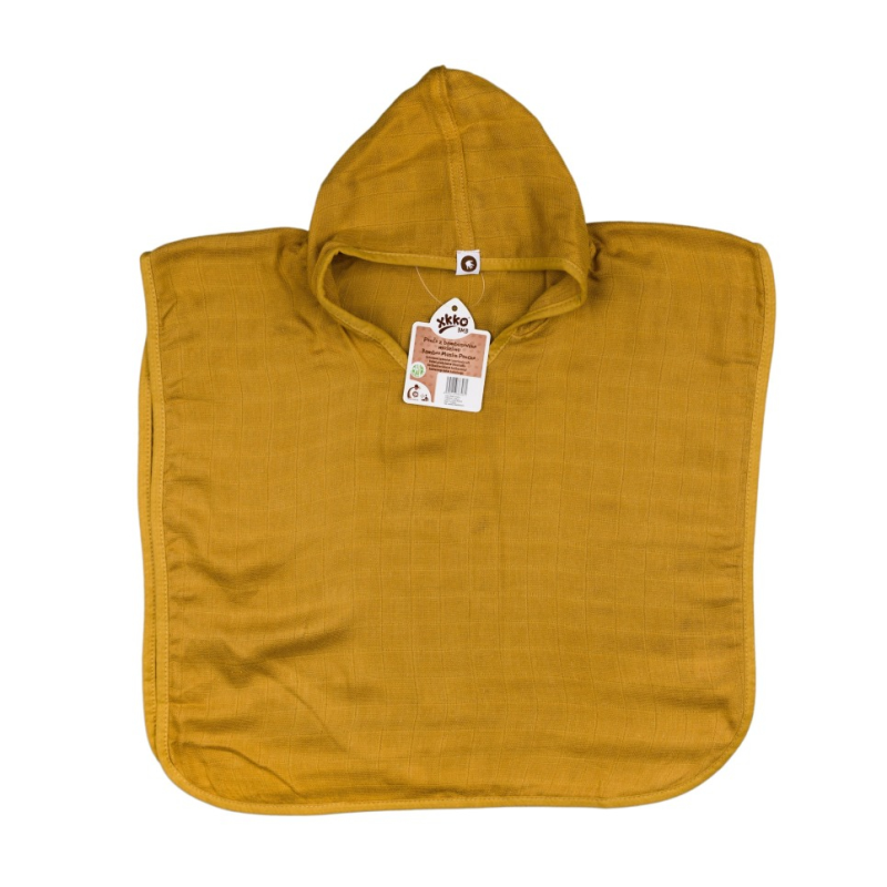 XKKO XKKO BMB Bambusové pončo Colours - Honey Mustard Veľkosť 1 BMBPN2401