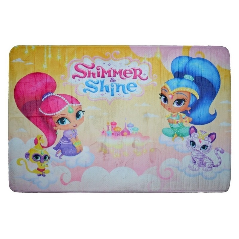 Nickelodeon Nickelodeon Detský koberec, ultra mäkký, Shimmer & Shine 100 x 150cm HOK-88348