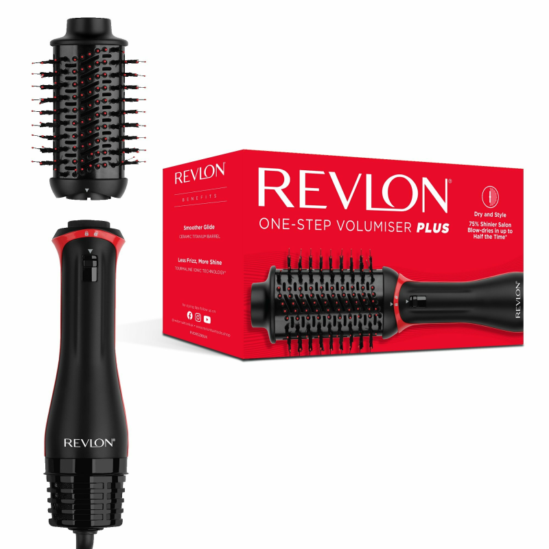 REVLON ONE-STEP VOLUMISER PLUS RVDR5298E, Okrúhla kefa na sušenie vlasov s odnímateľnou rúčkou TOW018920