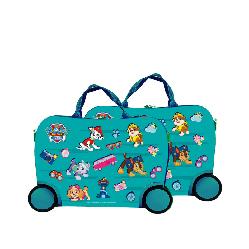 Nickelodeon Nickelodeon Kufor s kolieskami Paw Patrol, malý, tyrkysový BC-PP-015