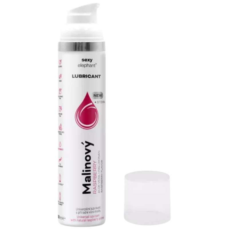 Sexy Elephant Malinový lubrikačný gél (100 ml)