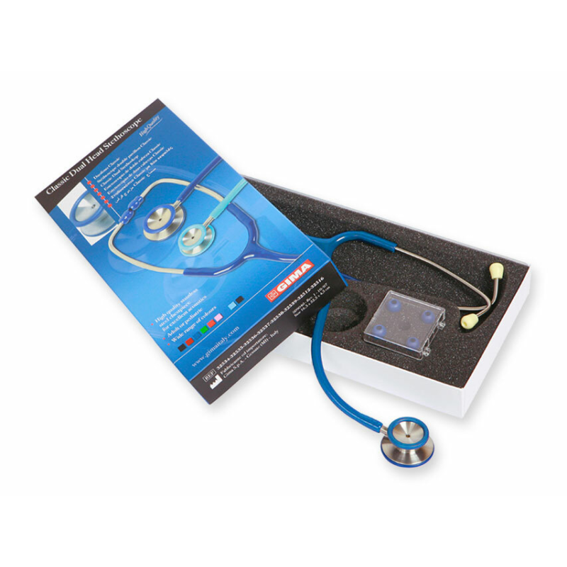 GIMA GIMA CLASSIC DUAL HEAD STETHO, Stetoskop pre internú medicínu, kráľovská modrá TOW005965