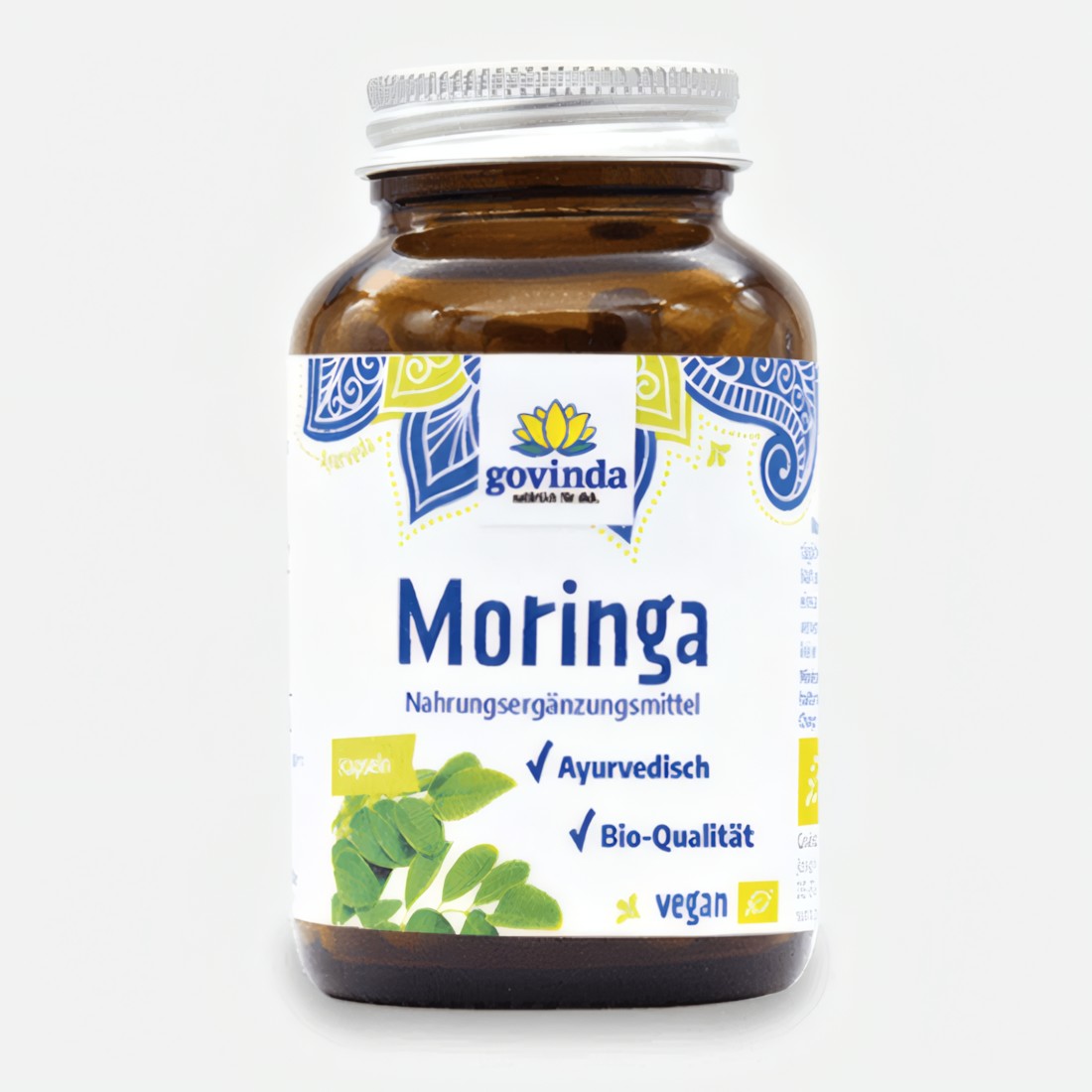 Govinda Govinda Organic Moringa kapsuly vitamíny a minerály - 90 ks
