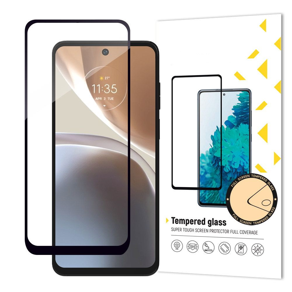 MG MG Full Glue ochranné sklo na Motorola Moto G32, čierne