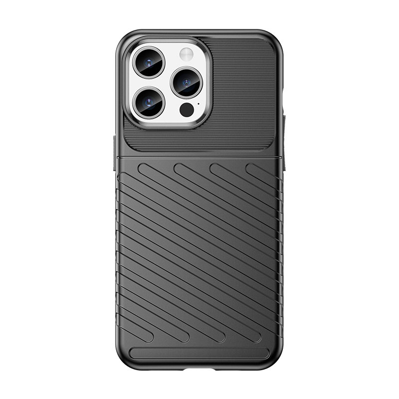 MG MG Thunder kryt na iPhone 15 Pro, čierny