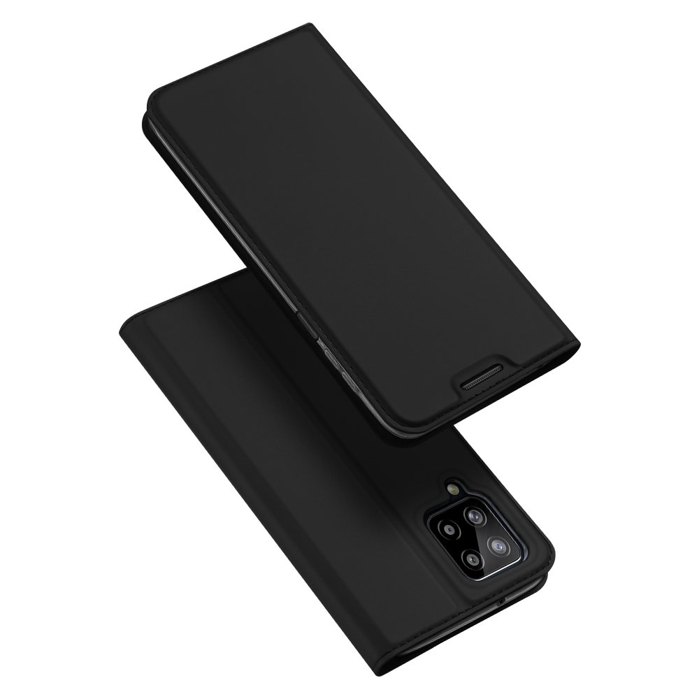 Dux Ducis Dux Ducis Skin Pro knižkové kožené puzdro na Samsung Galaxy A22 4G, čierne