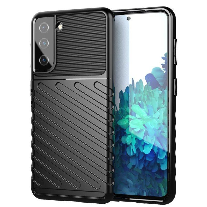 MG MG Thunder silikónový kryt na Samsung Galaxy S23 Plus, čierny