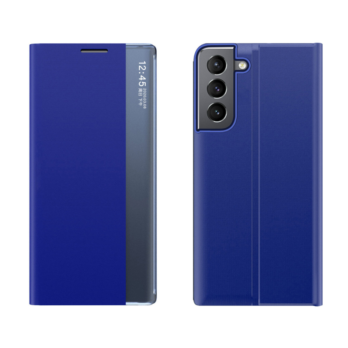MG MG Sleep Case knižkové puzdro na Samsung Galaxy A54 5G, modré