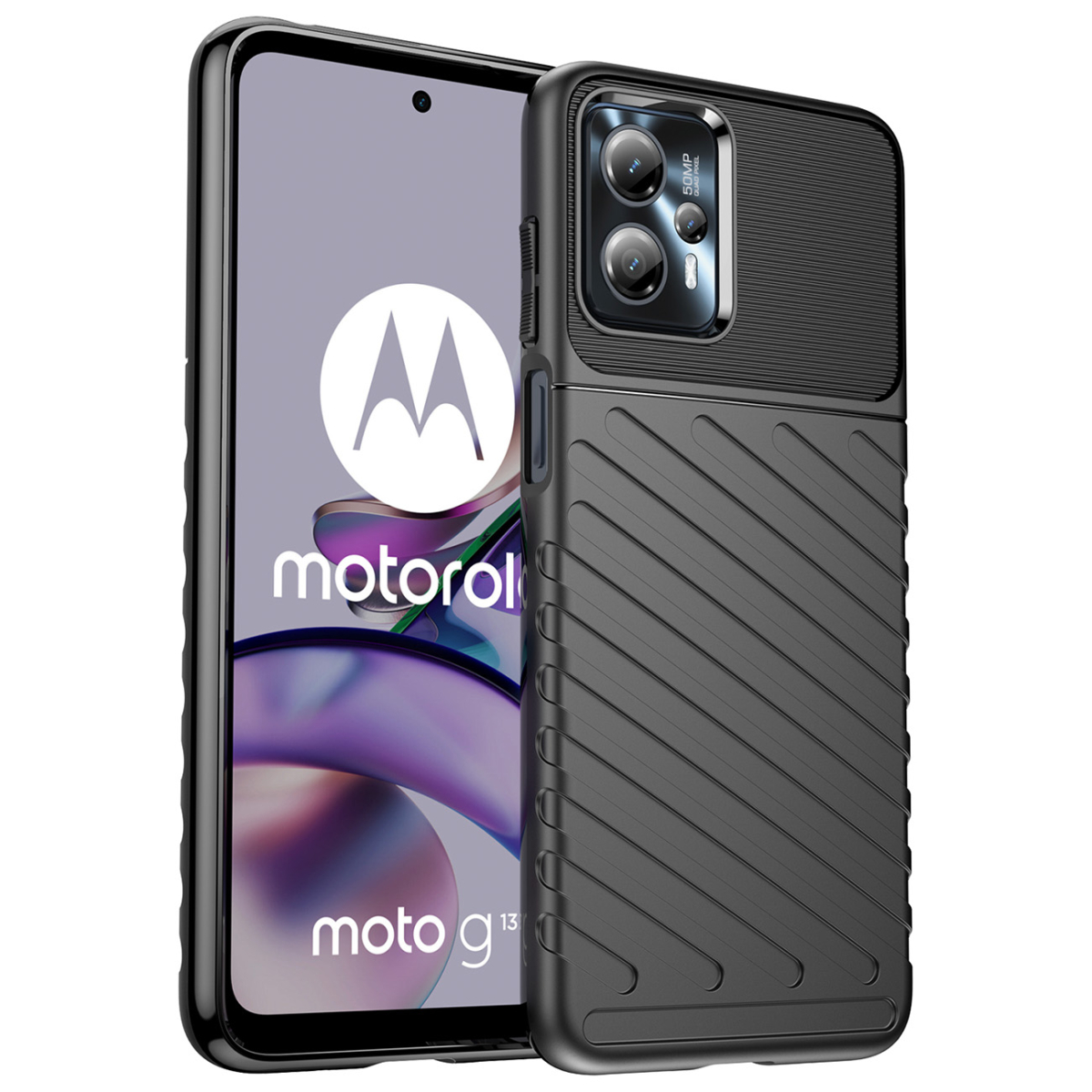 MG MG Thunder kryt na Motorola Moto G13, čierny