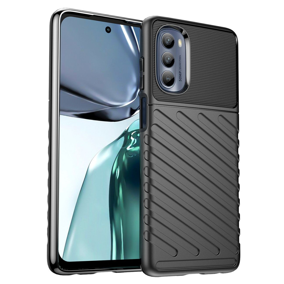 MG MG Thunder kryt na Motorola Moto G62 5G, čierny