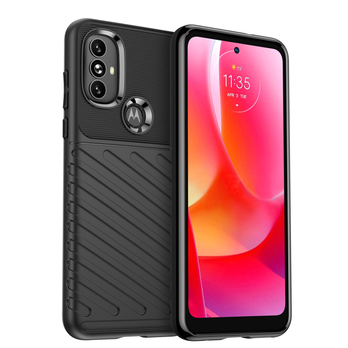 MG MG Thunder silikónový kryt na Motorola Moto G Power 2022, čierny