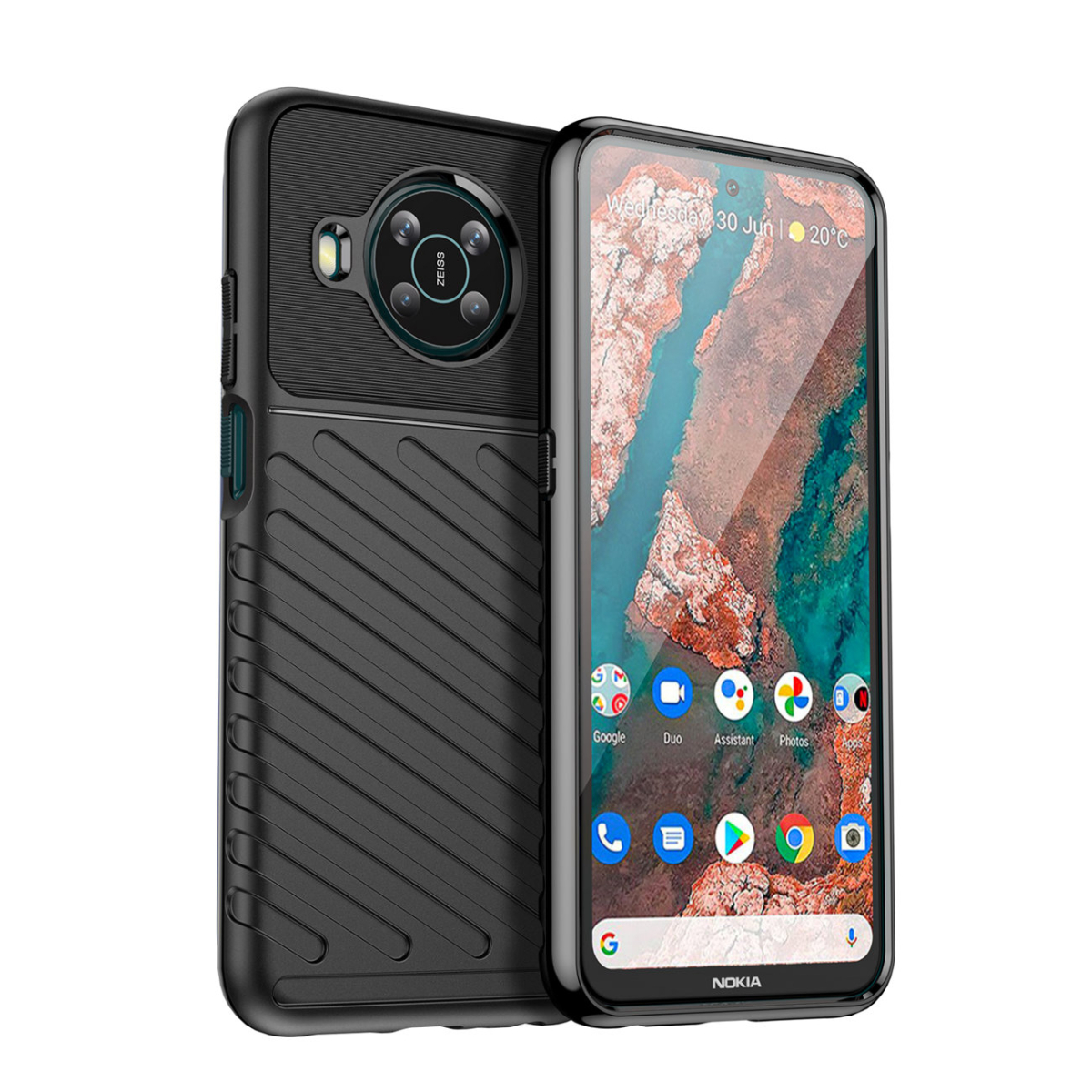 MG MG Thunder silikónový kryt na Nokia X100, čierny