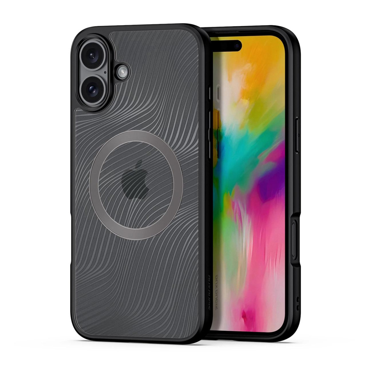 Dux Ducis Dux Ducis Aimo MagSafe kryt na iPhone 16, čierny