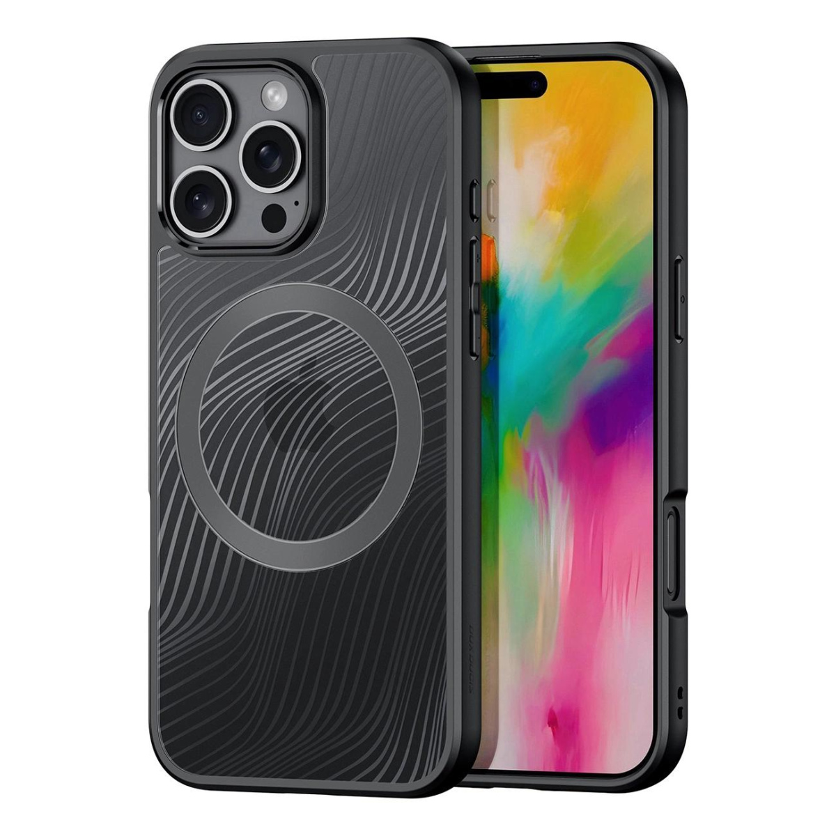 Dux Ducis Dux Ducis Aimo MagSafe kryt na iPhone 16 Pro, čierny