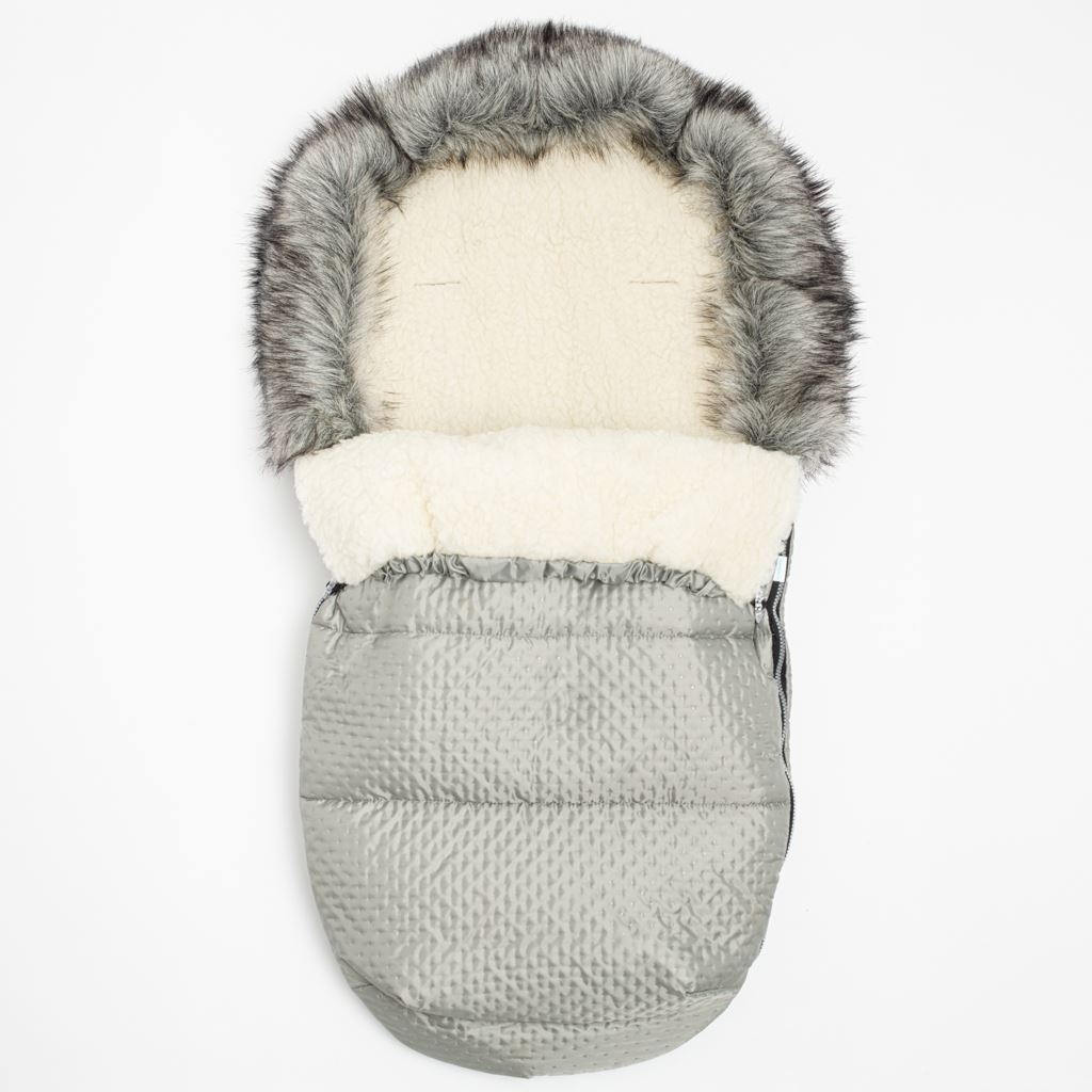 New Baby Zimný fusak New Baby Lux Wool grey , 20C53457