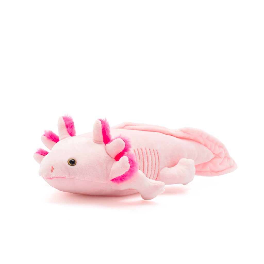 Baby Mix Plyšový axolotl 45 cm ružový
