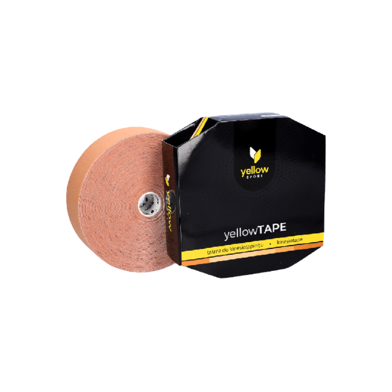 YELLOW SPORT Kineziologická tejpovacia páska  yellowTAPE telová 5 cm x 32 m