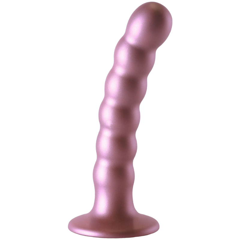 OUCH! Anální kuličkové dildo Metallico Beaded, růžové