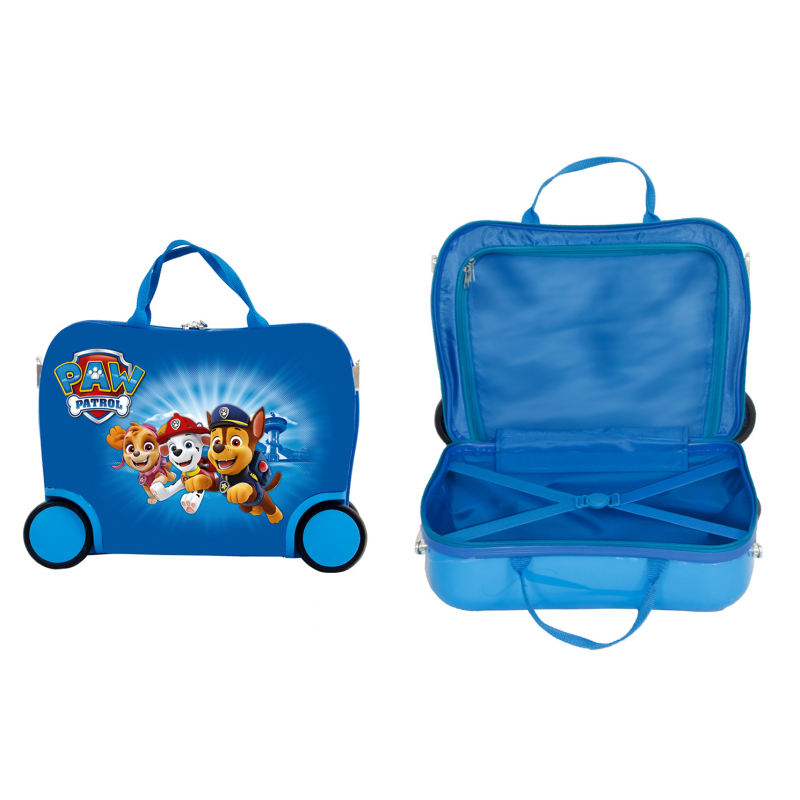 Nickelodeon Nickelodeon Detský kufrík na kolieskach malý, Paw Patrol, modrý, 3r+ BC-PP-002