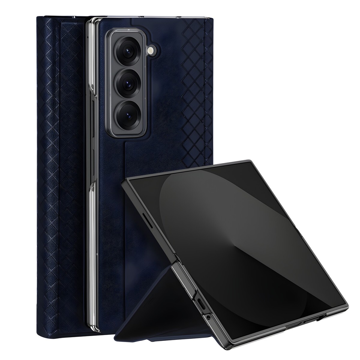 Dux Ducis Knížkové puzdro pre Samsung Galaxy Z Fold SE, Modrá H36611
