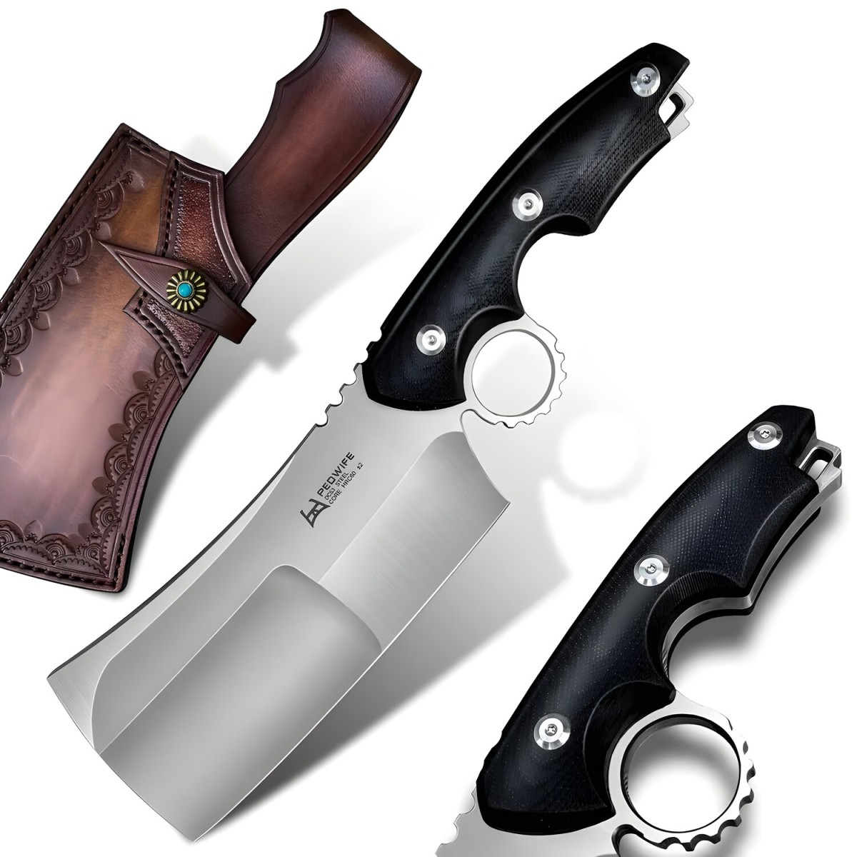 OEM Kuchynský sekáčik Naoto - Čierna H26711