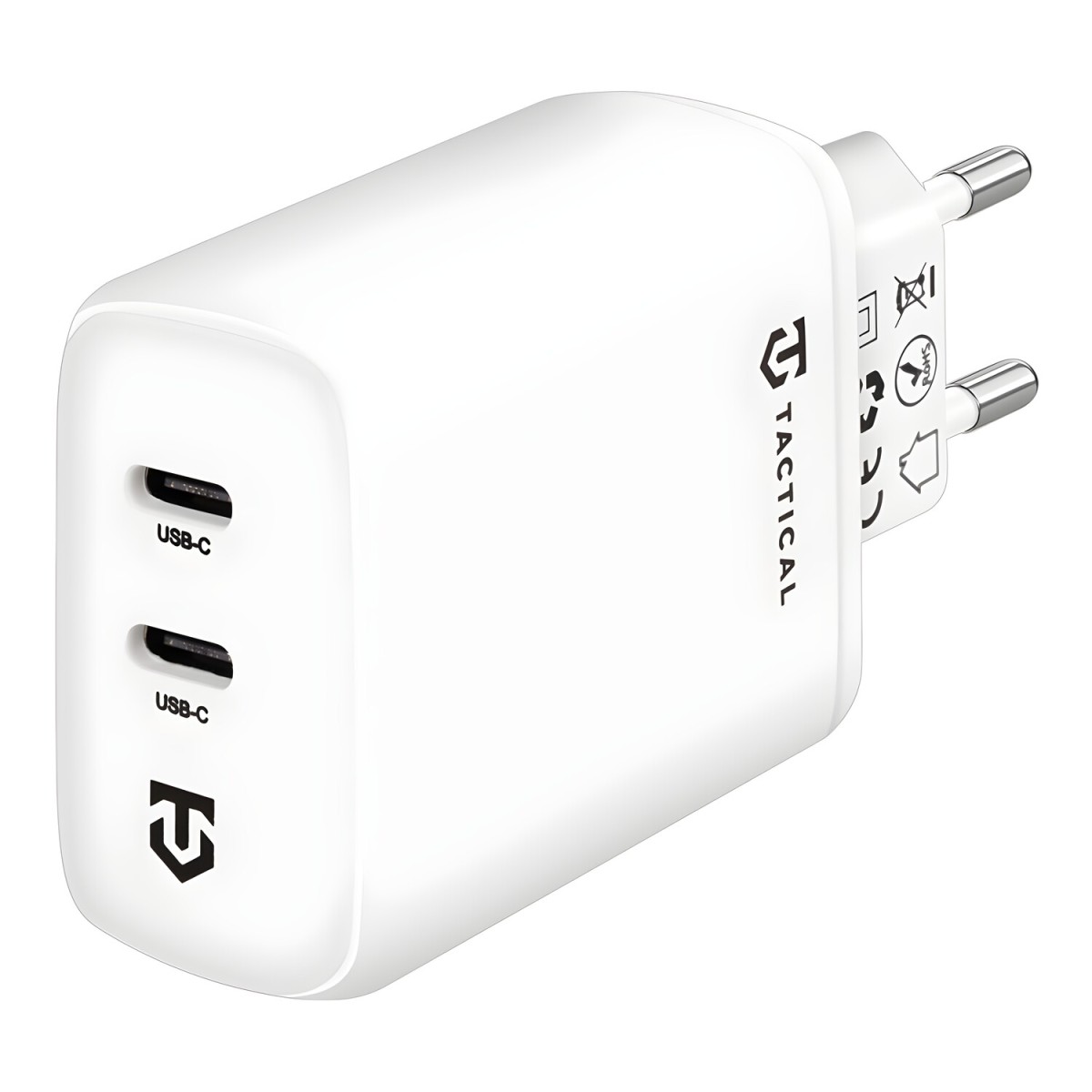 HARAHU Sieťová nabíjačka 2x USB-C 40W Biela H31220