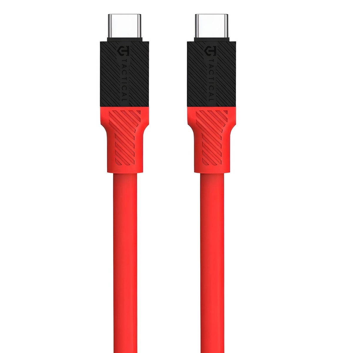 HARAHU Tactical Fat Man kábel USB-C/USB-C - 1m - Červená H31176