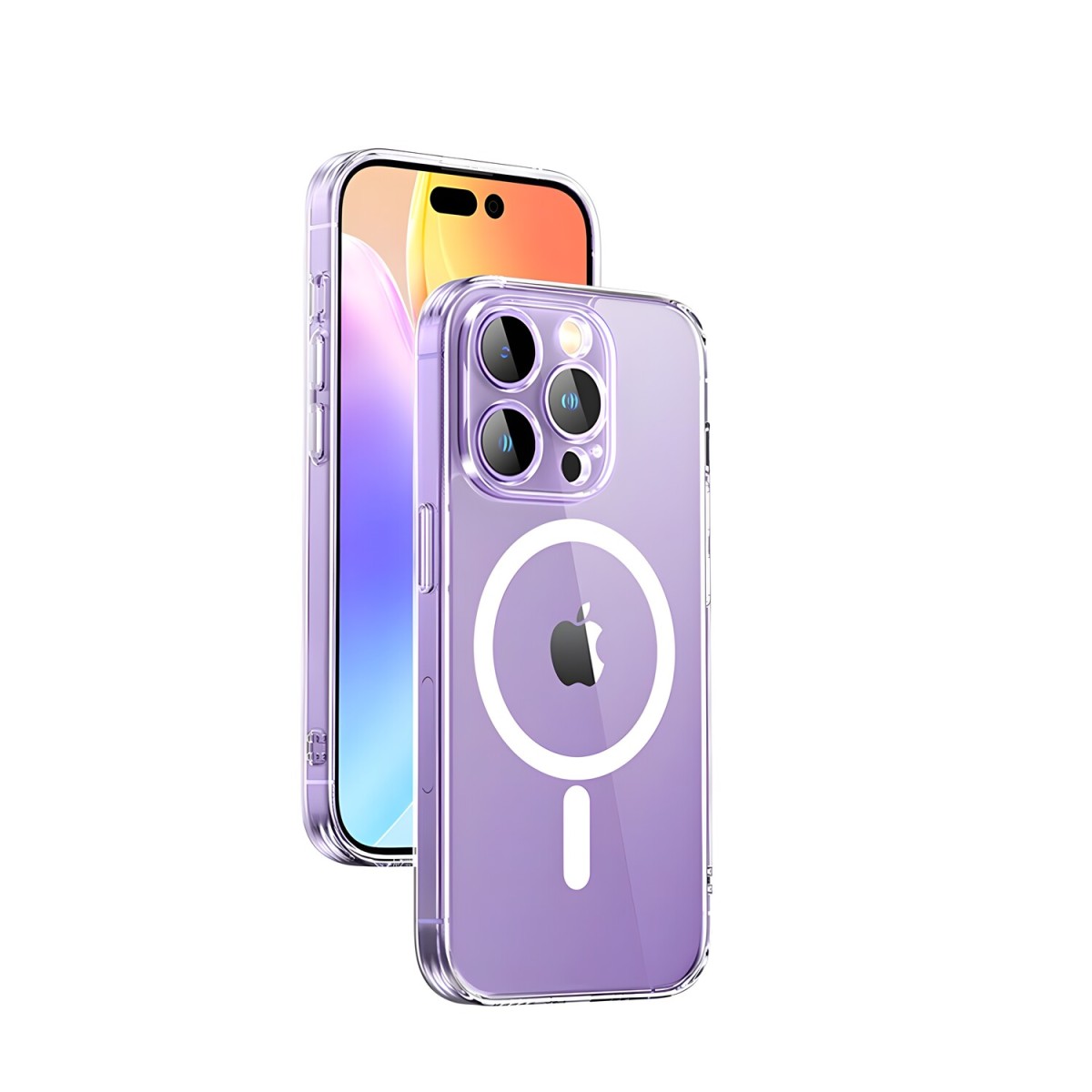 Ugreen Magnetické gélové puzdro pre Apple iPhone 14 - Transparentná H22535