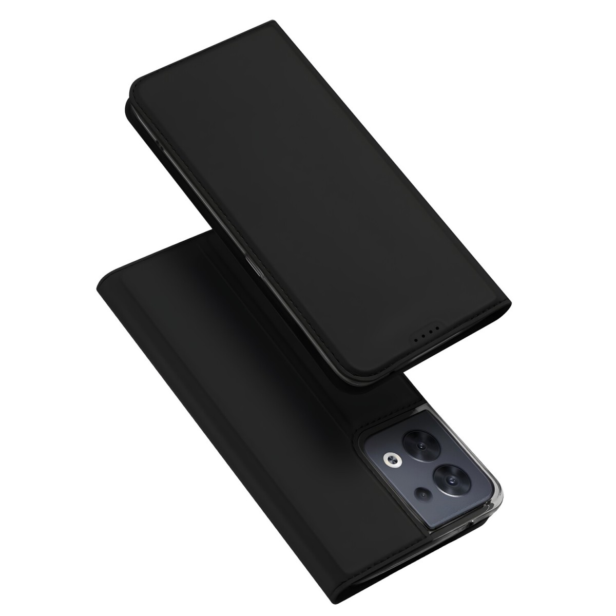 Dux Ducis Knížkové puzdro Skin Pro pre Oppo Reno 8 - Čierna H24433