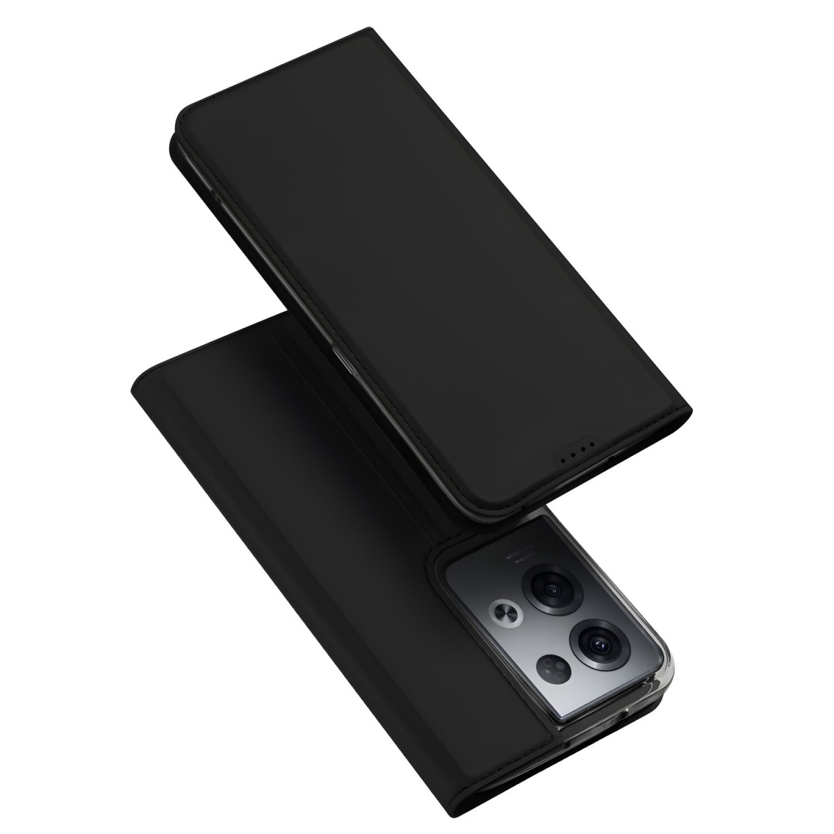 Dux Ducis Knižkové puzdro Skin Pro pre Oppo Reno 8 Pro - Čierna H24525