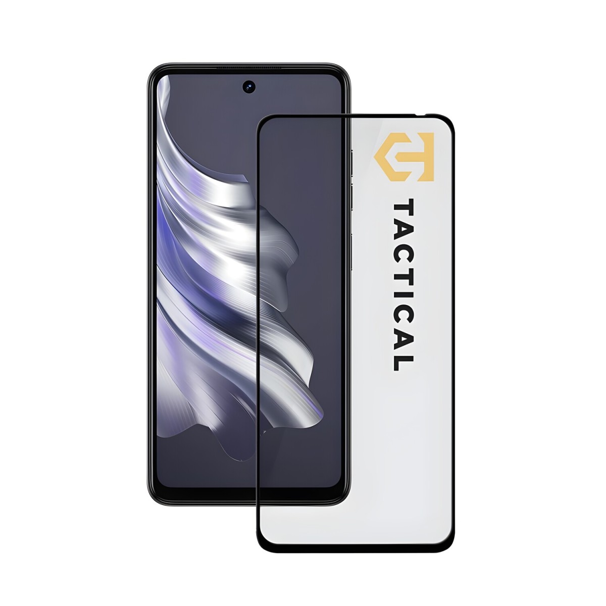HARAHU Tactical Glass Shield 5D sklo pre Tecno Spark 20 - Čierna H30833