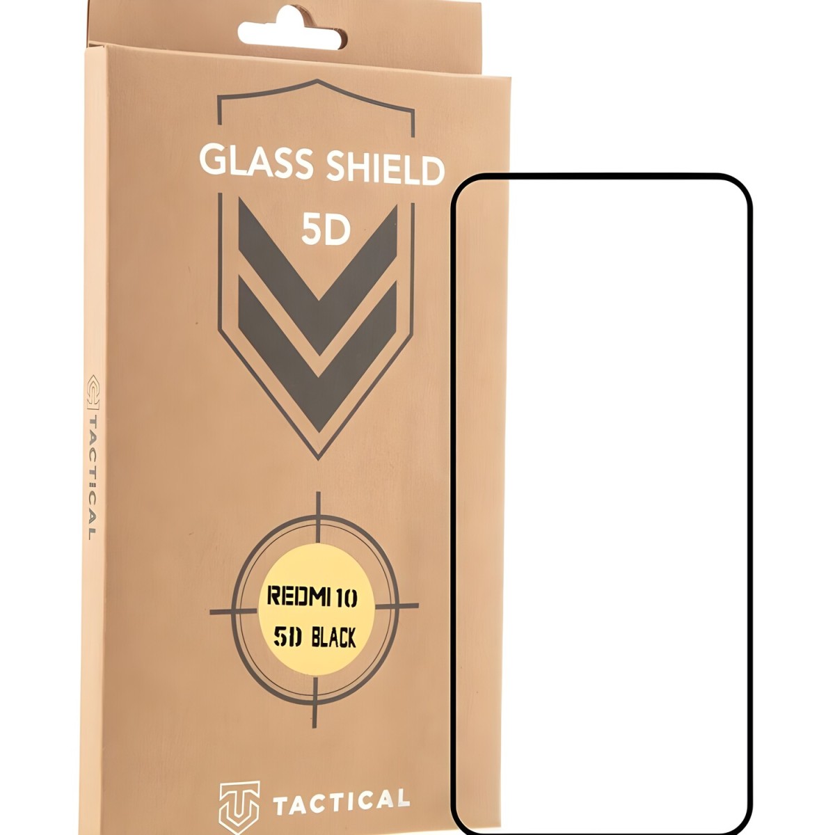 HARAHU Tactical Glass Shield 5D sklo pre Xiaomi Redmi 10 - Čierna H25798