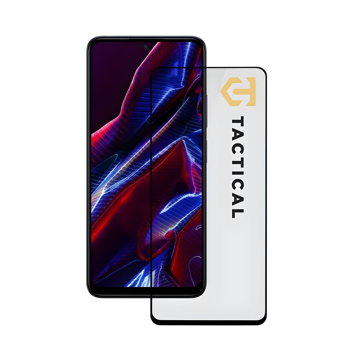 HARAHU Tactical Glass Shield 5D sklo pre Xiaomi Poco X5 5G - Čierna H25891