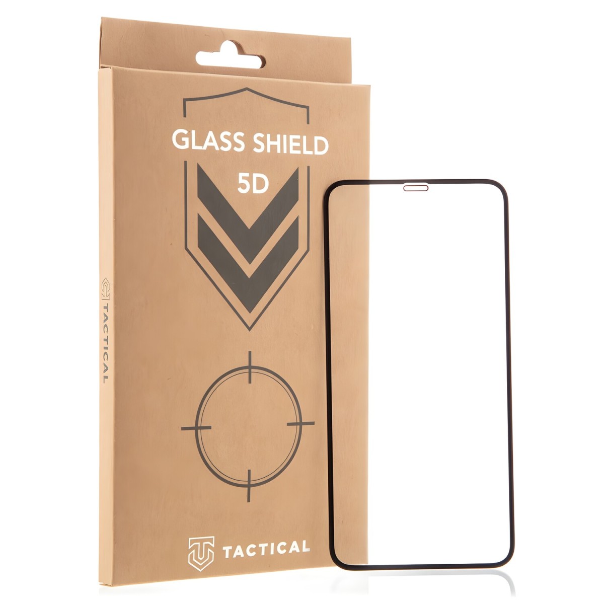 HARAHU Tactical Glass Shield 5D sklo pre Apple iPhone 11 Pro Max/iPhone XS Max - Čierna H25832