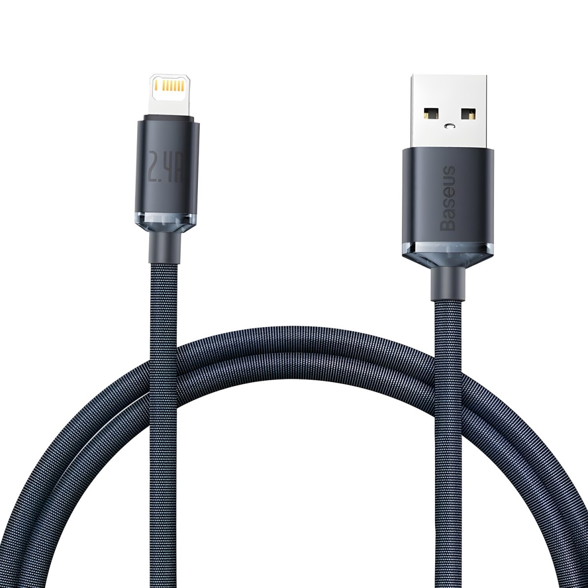 Baseus Crystal Shine Data kábel USB na USB-C 100W - 2m - Čierna H25163