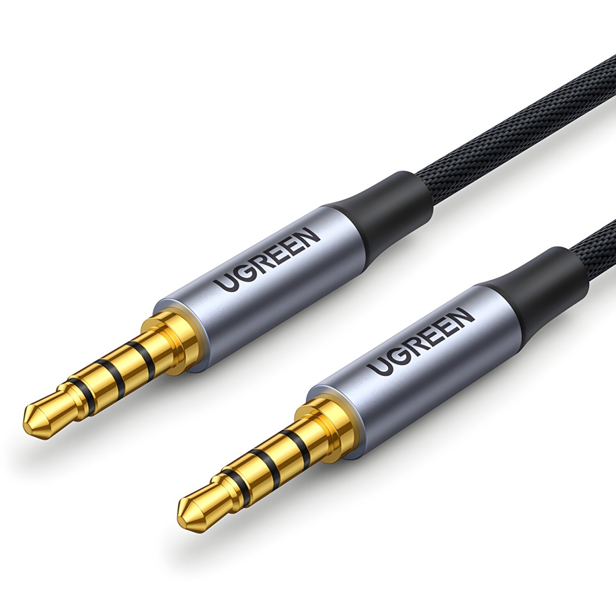 Ugreen Kábel AUX mini jack 3,5 mm kábel - 3,5 mm mini jack 2 m - Čierna H15002
