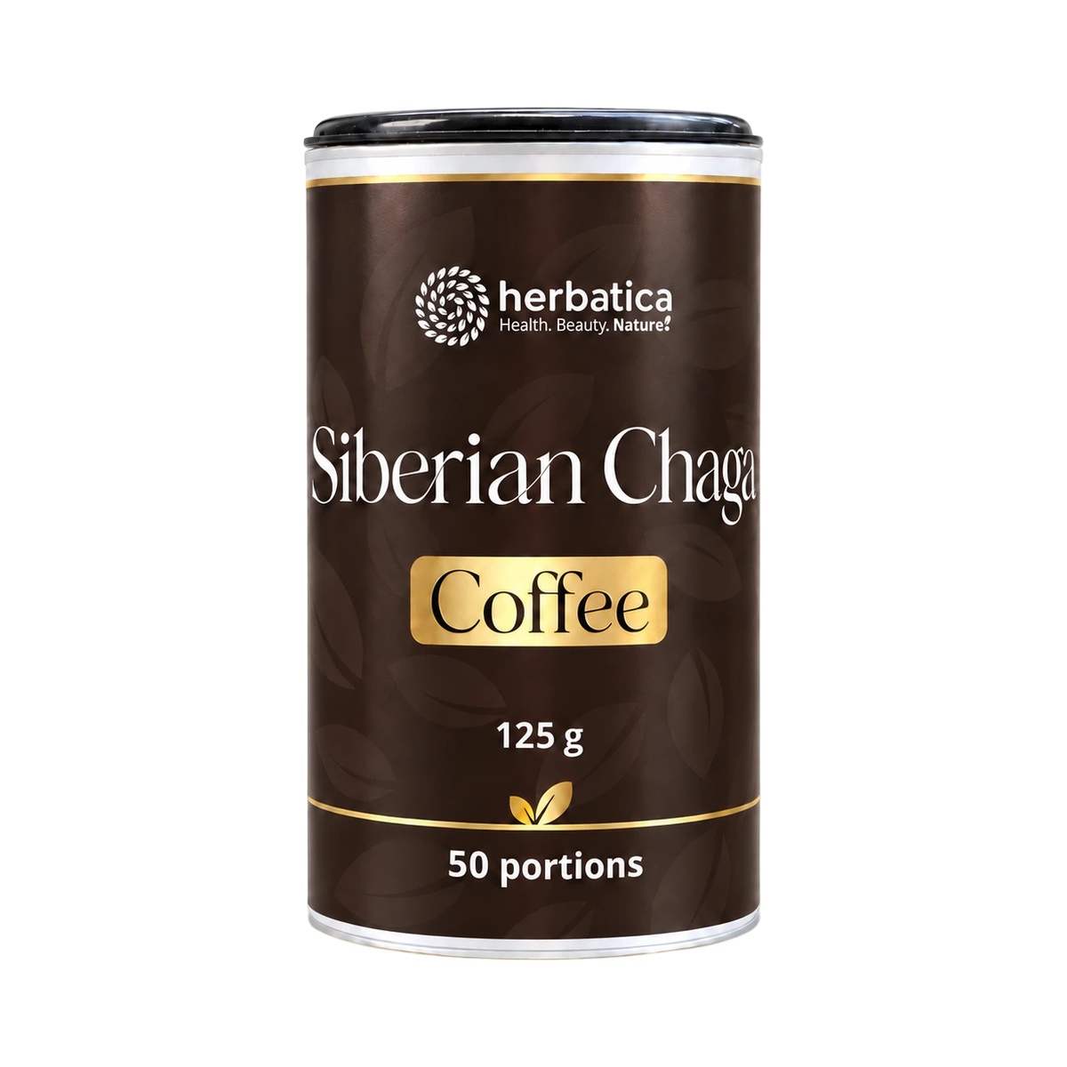 Herbatica Sibírska čaga s prémiovou instantnou kávou arabica - 125g - Herbatica