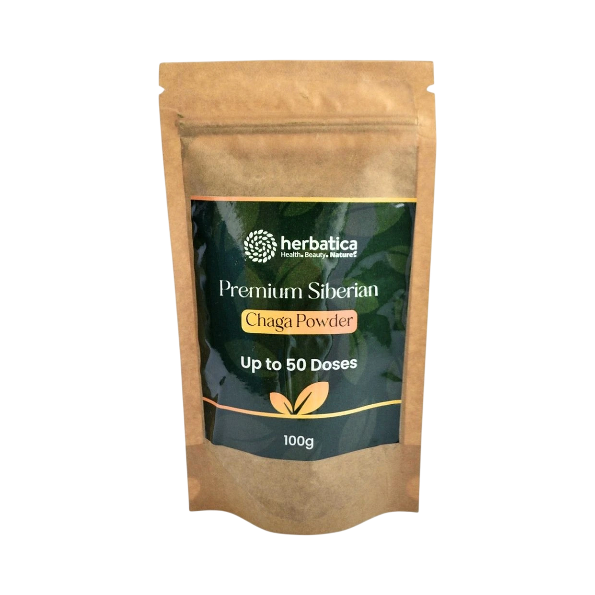 Herbatica Prémiová čaga sibírska 100% prášok - 100g - Herbatica